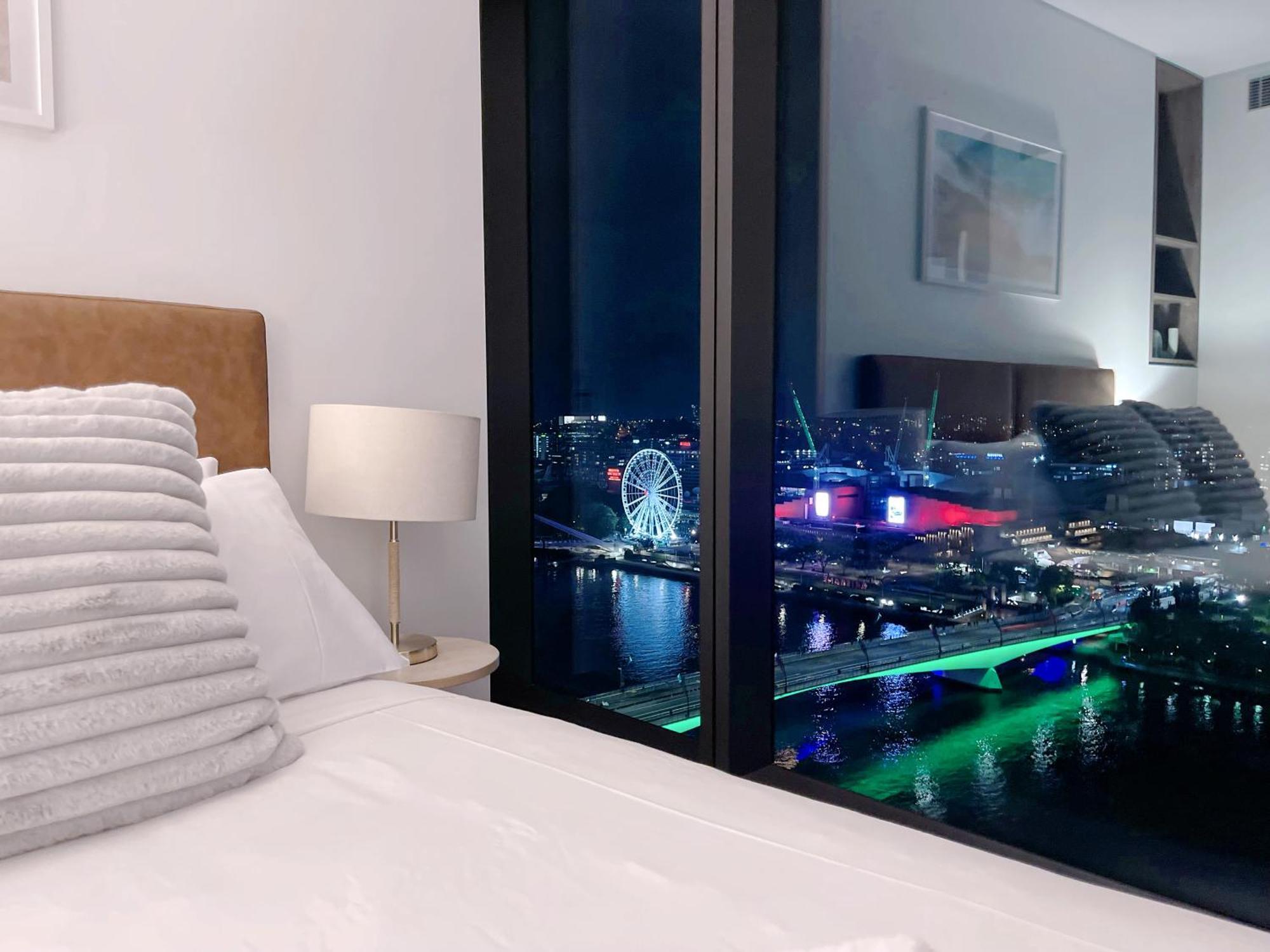 Brisbane Riverfront Oasis 2Bed Panoramic Riverview 외부 사진